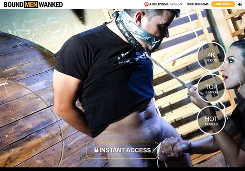 Bound Men Wanked