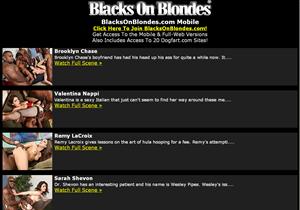 Blacks On Blondes Mobile